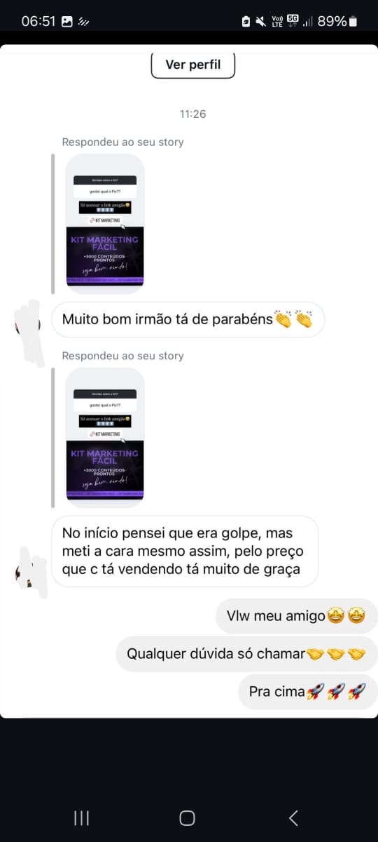 Depoimento de cliente satisfeito 3